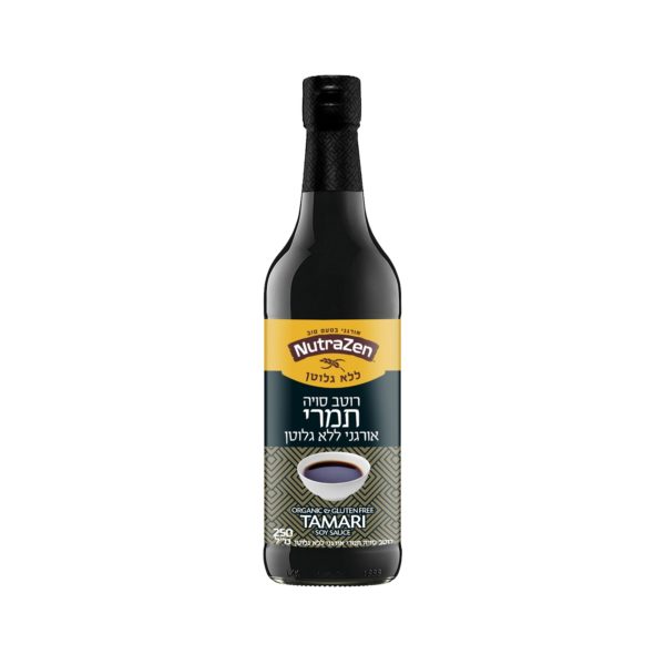רוטב סויה תמרי אורגני ללא גלוטן NutraZen 250 גרם
