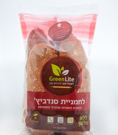 רביעיית לחמניות סנדוויץ ללא גלוטן "גרין לייט"