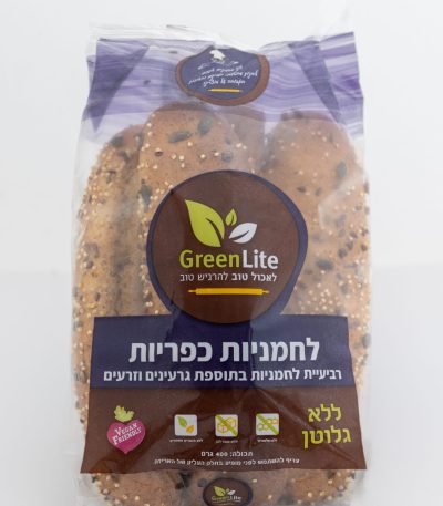 רביעיית לחמניות כפריות "גרין לייט" 400 גרם