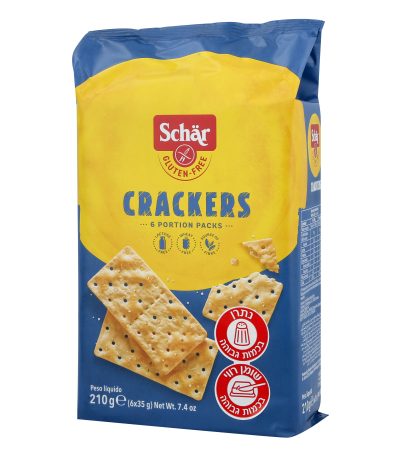 קרקרים אפויים schar 210 גרם