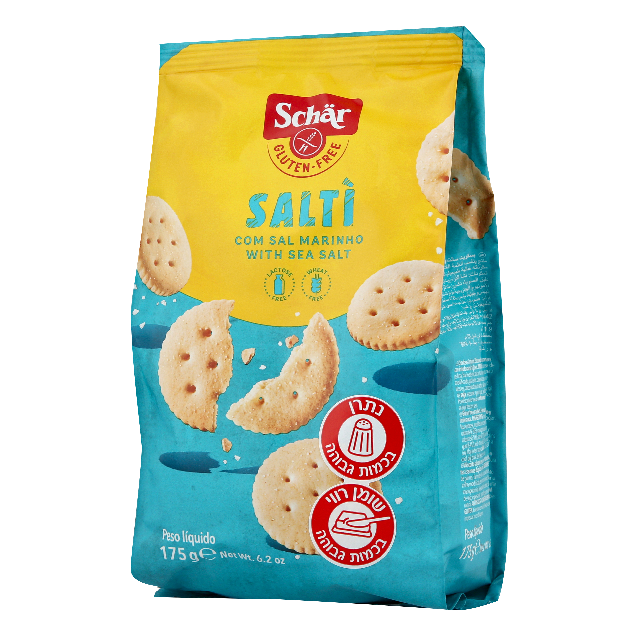 קרקר עגול ללא גלוטן schar 175 גרם