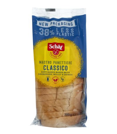 מאסטר בייקר קלאסי לחם ללא גלוטן schar 300 גרם