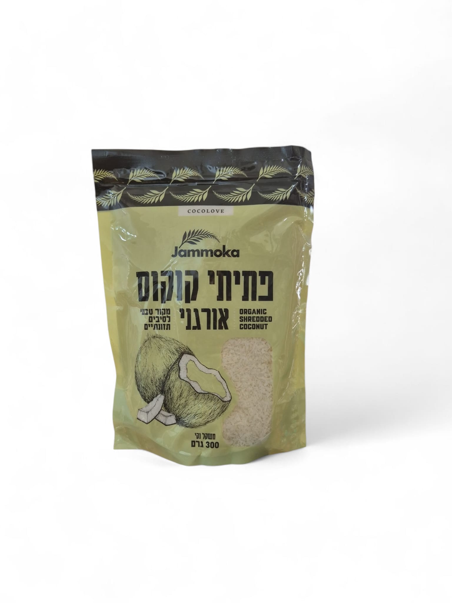פתיתי קוקוס ללא גלוטן 300 גרם