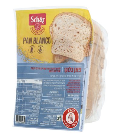 פאן בלנקו לחם ללא גלוטן schar 250 גרם