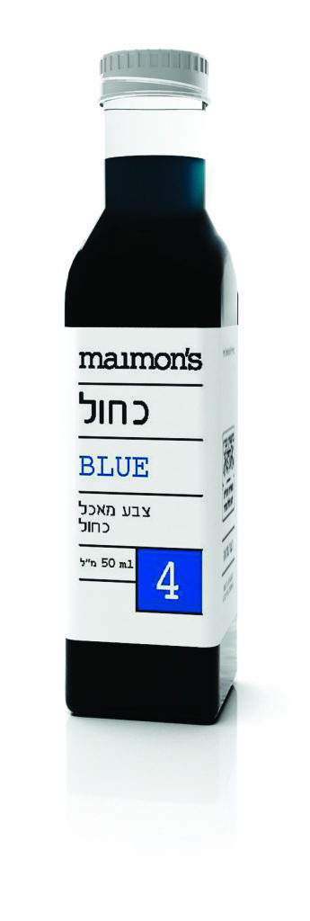 צבע מאכל כחול ללא גלוטן מימונס 50 מ"ל