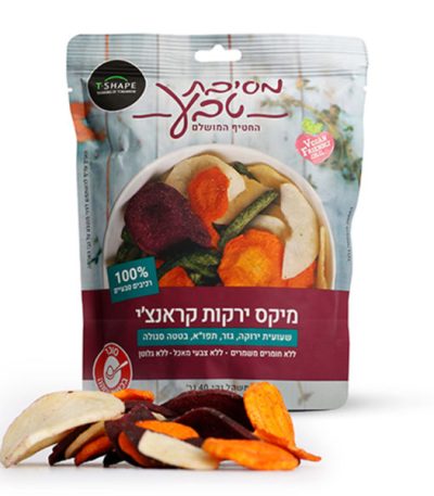 מיקס ירקות קראנצי סגול ללא גלוטן 40 גרם