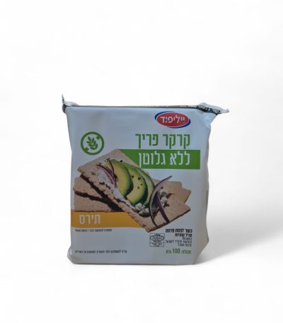 קרקר פריך תירס ללא גלוטן 100 גרם