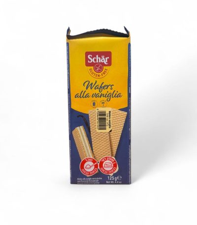 וופל בטעם וניל ללא גלוטן schar 125 גרם