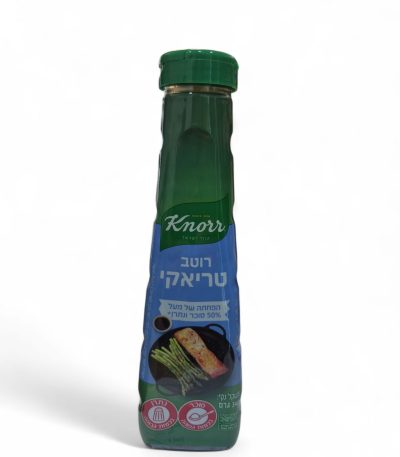 רוטב טריאקי מופחת סוכר ונתרן ללא גלוטן 340 מ"ל